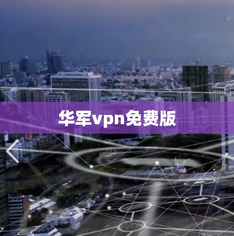 华军vpn免费版 华军vpn免费版
