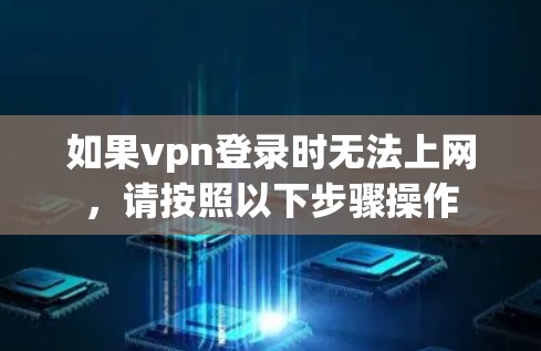 如果vpn登录时无法上网,请按照以下步骤操作