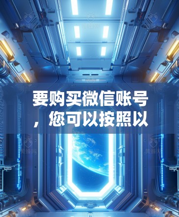 要购买微信账号，您可以按照以下步骤操作