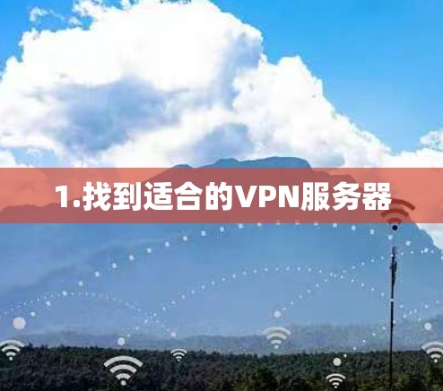 1.找到适合的VPN服务器