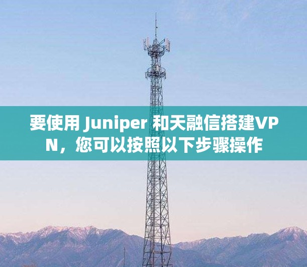 要使用 Juniper 和天融信搭建VPN,您可以按照以下步骤操作 要使用 Juniper 和天融信搭建VPN,您可以按照以下步骤操作