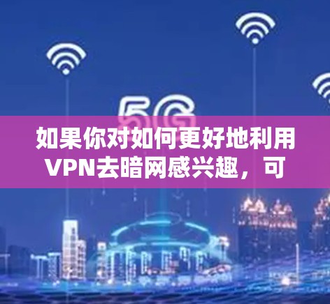 如果你对如何更好地利用VPN去暗网感兴趣，可以考虑以下步骤