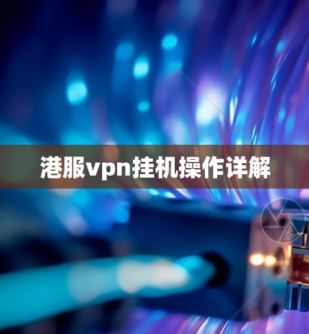 港服vpn挂机操作详解