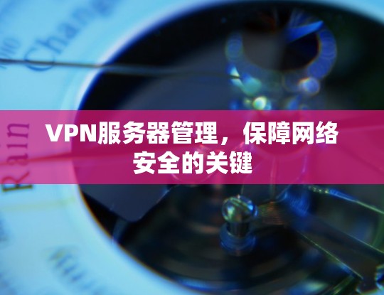 VPN服务器管理,保障网络安全的关键 VPN服务器管理,保障网络安全的关键