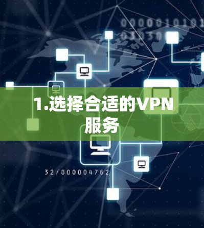 1.选择合适的VPN服务