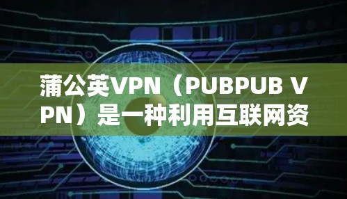 蒲公英VPN（PUBPUB VPN）是一种利用互联网资源来加密VPN的技术，允许用户在互联网上实现加密通信。以下是蒲公英VPN的使用说明