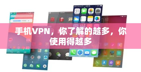 手机VPN,你了解的越多,你使用得越多 手机VPN,你了解的越多,你使用得越多