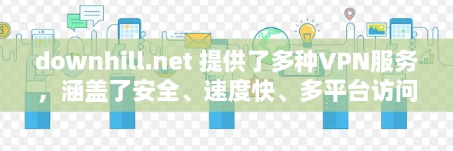 downhill.net 提供了多种VPN服务，涵盖了安全、速度快、多平台访问、隐私保护等各个方面，适合不同用户的需求。以下是 downhill.net 的一些主要优点