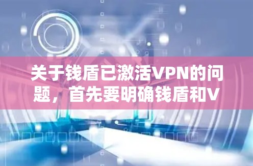 关于钱盾已激活VPN的问题，首先要明确钱盾和VPN之间的关系。钱盾可能是一个网络服务或软件，而VPN则是一种通过数字证书或VPN协议连接外部网络的服务