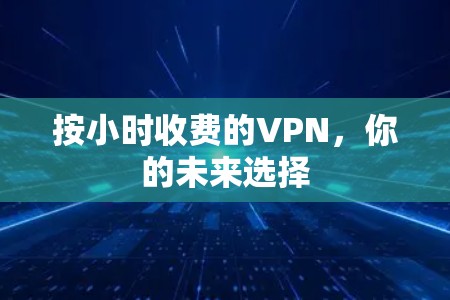 按小时收费的VPN,你的未来选择 按小时收费的VPN,你的未来选择