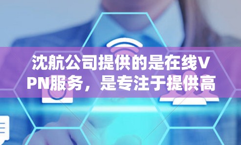 沈航公司提供的是在线VPN服务，是专注于提供高质量VPN解决方案的公司。以下是关于沈航公司VPN服务的详细信息