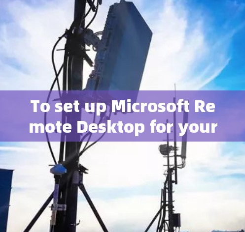 To set up Microsoft Remote Desktop for your company,follow these organized steps: