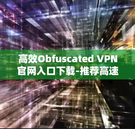 高效Obfuscated VPN官网入口下载-推荐高速VPN软件