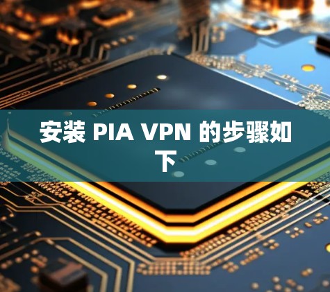 安装 PIA VPN 的步骤如下