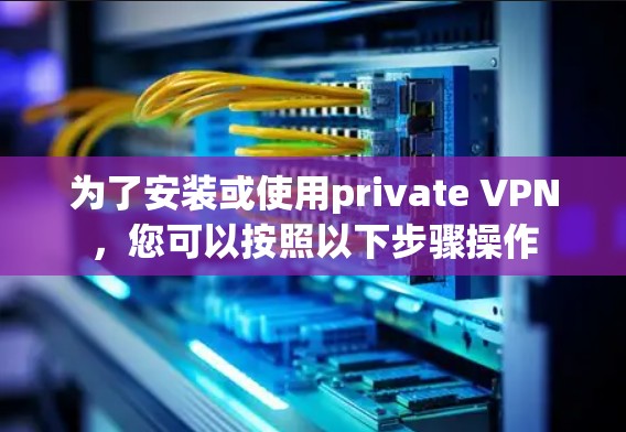 为了安装或使用private VPN，您可以按照以下步骤操作