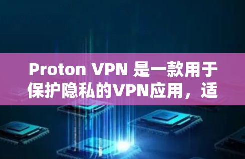 Proton VPN 是一款用于保护隐私的VPN应用，适合个人用户和企业用户。以下是安装 Proton VPN 的步骤指南