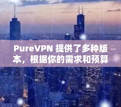 PureVPN 提供了多种版本,根据你的需求和预算,以下是热门的版本和他们的下载链接