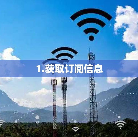 1.获取订阅信息