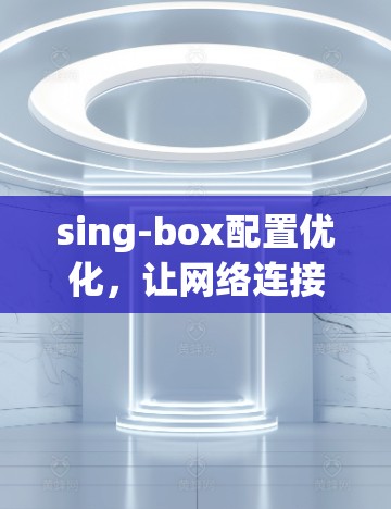 sing-box配置优化,让网络连接更顺畅 sing-box配置优化,让网络连接更顺畅