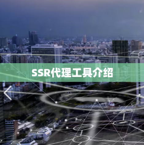 SSR代理工具介绍
