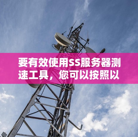 要有效使用SS服务器测速工具，您可以按照以下步骤进行