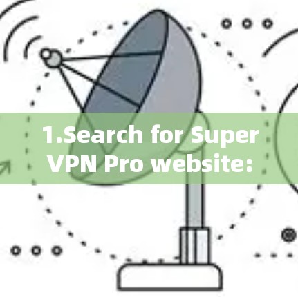 1.Search for SuperVPN Pro website: