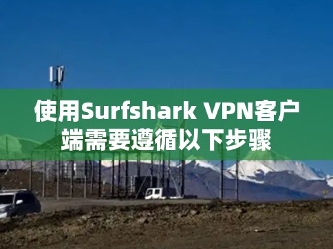 使用Surfshark VPN客户端需要遵循以下步骤