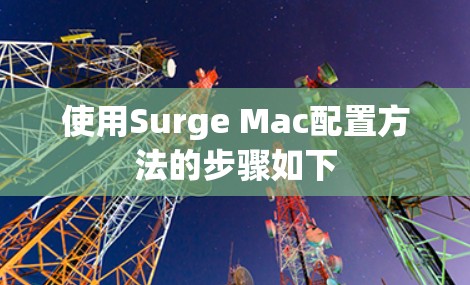 使用Surge Mac配置方法的步骤如下 使用Surge Mac配置方法的步骤如下