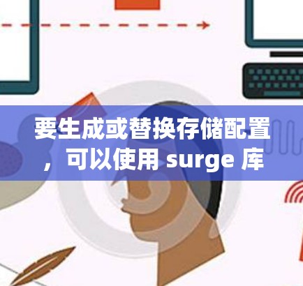 要生成或替换存储配置，可以使用 surge 库。以下是一些常用方法