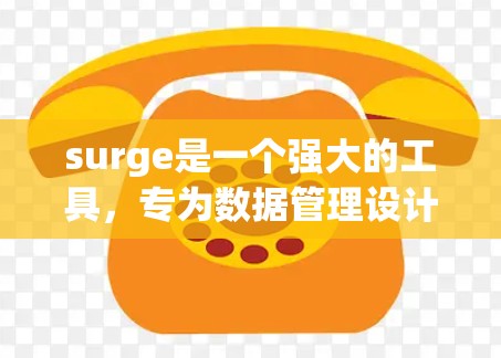 surge是一个强大的工具，专为数据管理设计，旨在帮助用户高效地处理和管理数据。以下是一些使用 surge的指南和关键功能，帮助您更好地利用该工具