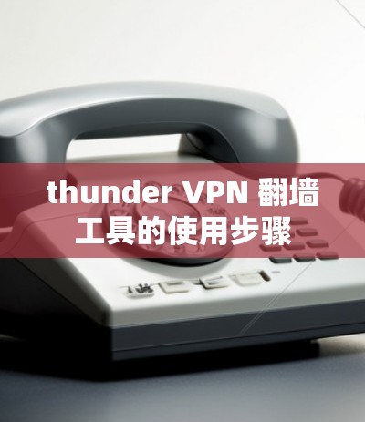 thunder VPN 翻墙工具的使用步骤