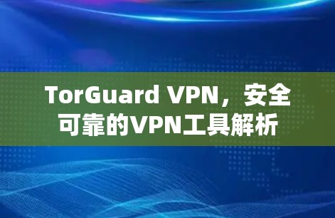 TorGuard VPN，安全可靠的VPN工具解析