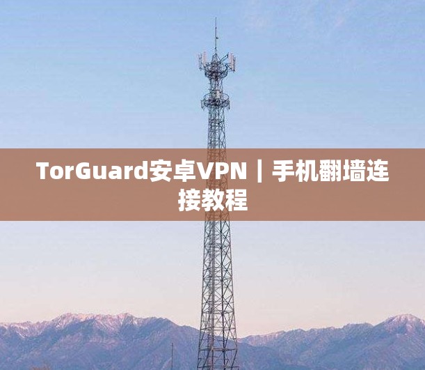 TorGuard安卓VPN|手机翻墙连接教程 TorGuard安卓VPN|手机翻墙连接教程