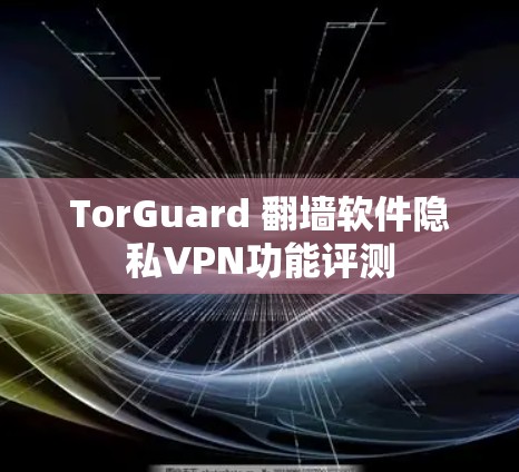 TorGuard 翻墙软件隐私VPN功能评测 TorGuard 翻墙软件隐私VPN功能评测