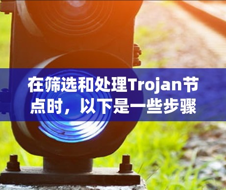 在筛选和处理Trojan节点时,以下是一些步骤和信息的总结 在筛选和处理Trojan节点时,以下是一些步骤和信息的总结