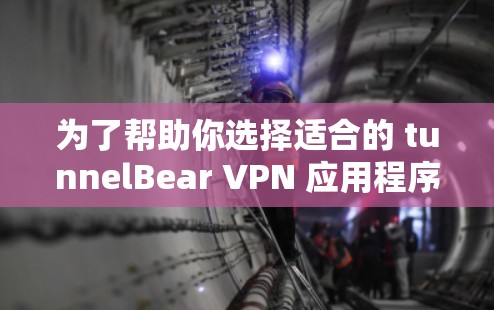 为了帮助你选择适合的 tunnelBear VPN 应用程序，以下是一些综合考虑的因素和推荐
