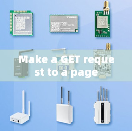 Make a GET request to a page