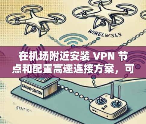 在机场附近安装 VPN 节点和配置高速连接方案，可以有效保障用户在飞行中的通信安全。以下是具体的步骤和建议