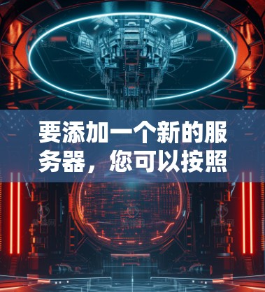 要添加一个新的服务器，您可以按照以下步骤操作