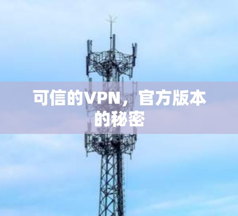 可信的VPN,官方版本的秘密 可信的VPN,官方版本的秘密