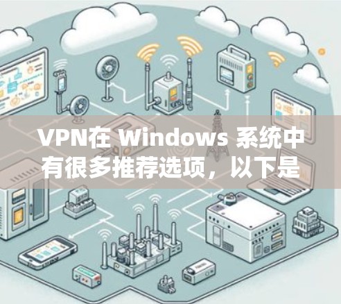 VPN在 Windows 系统中有很多推荐选项,以下是几个常见的VPN推荐,供你选择 VPN在 Windows 系统中有很多推荐选项,以下是几个常见的VPN推荐,供你选择