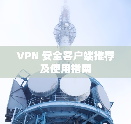 VPN 安全客户端推荐及使用指南