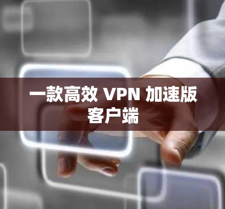一款高效 VPN 加速版客户端