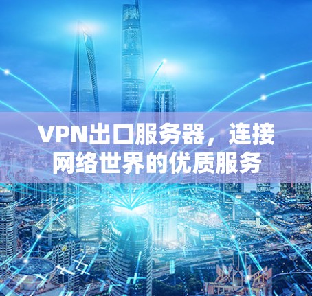 VPN出口服务器，连接网络世界的优质服务