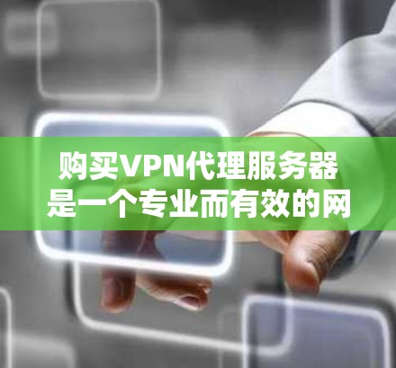 购买VPN代理服务器是一个专业而有效的网络安全手段，以下是逐步的总结