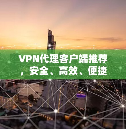 VPN代理客户端推荐，安全、高效、便捷