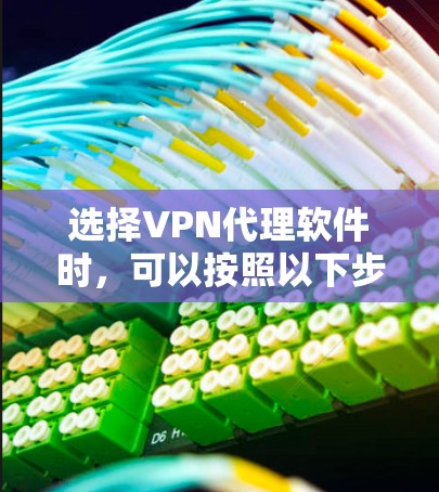 选择VPN代理软件时，可以按照以下步骤进行比较和选择